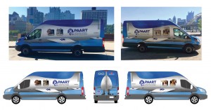 Pittsburgh-environmental-graphics-vehicle-wrap-PAART-Van-Concept-Spread